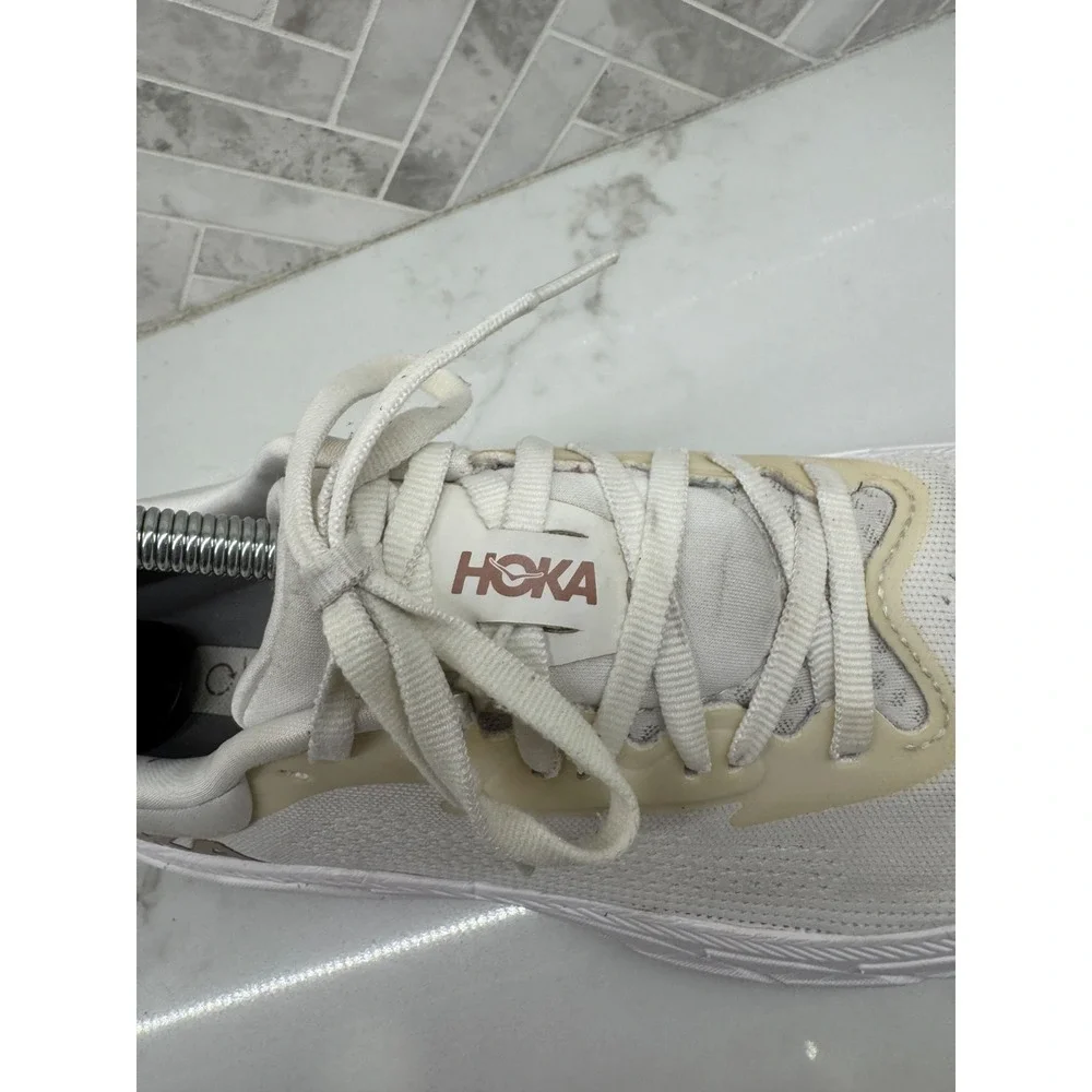 Hoka One One Arahi 7 Running Shoes Women Size 8.5 B 8.5B White Athletic Sneakers
